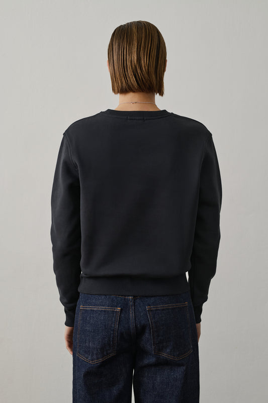 Sweatshirt Donatien - Dark Navy - Coton - Femme