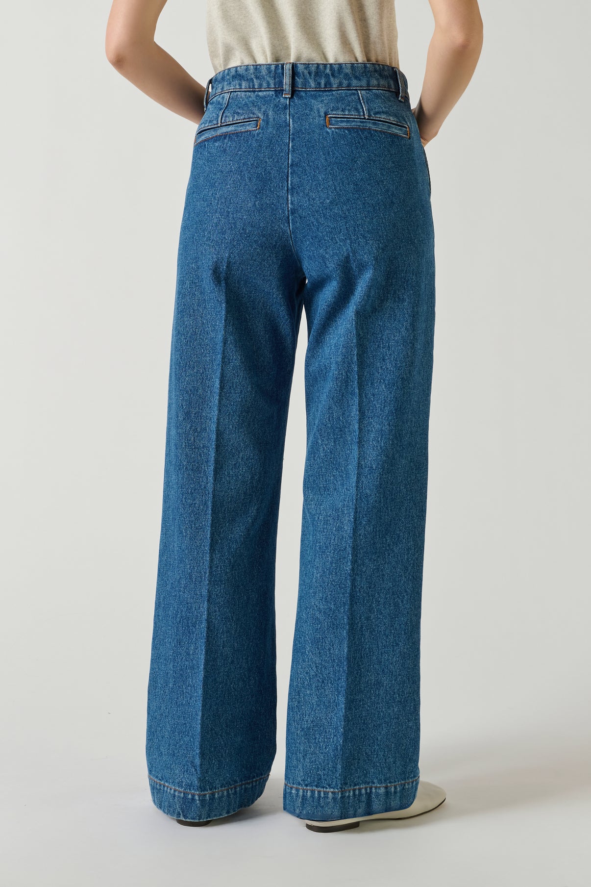 Jean California - Denim Bleu Delave - Coton - Femme vue 3