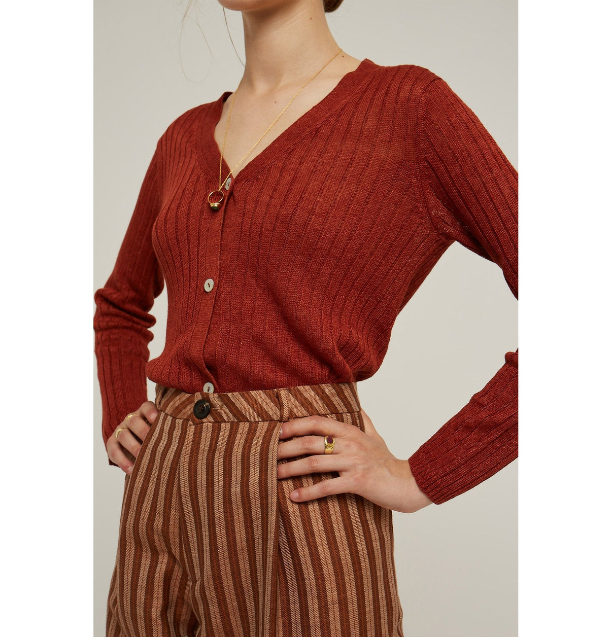 PINK FIBRE Cardigan  vue 2