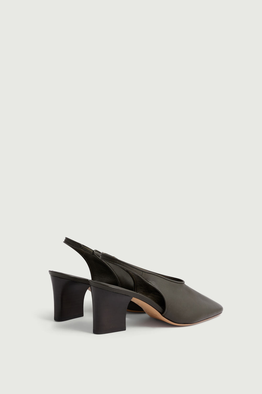 Slingbacks Joan - Terre D'Ombre - Cuir - Femme vue 3