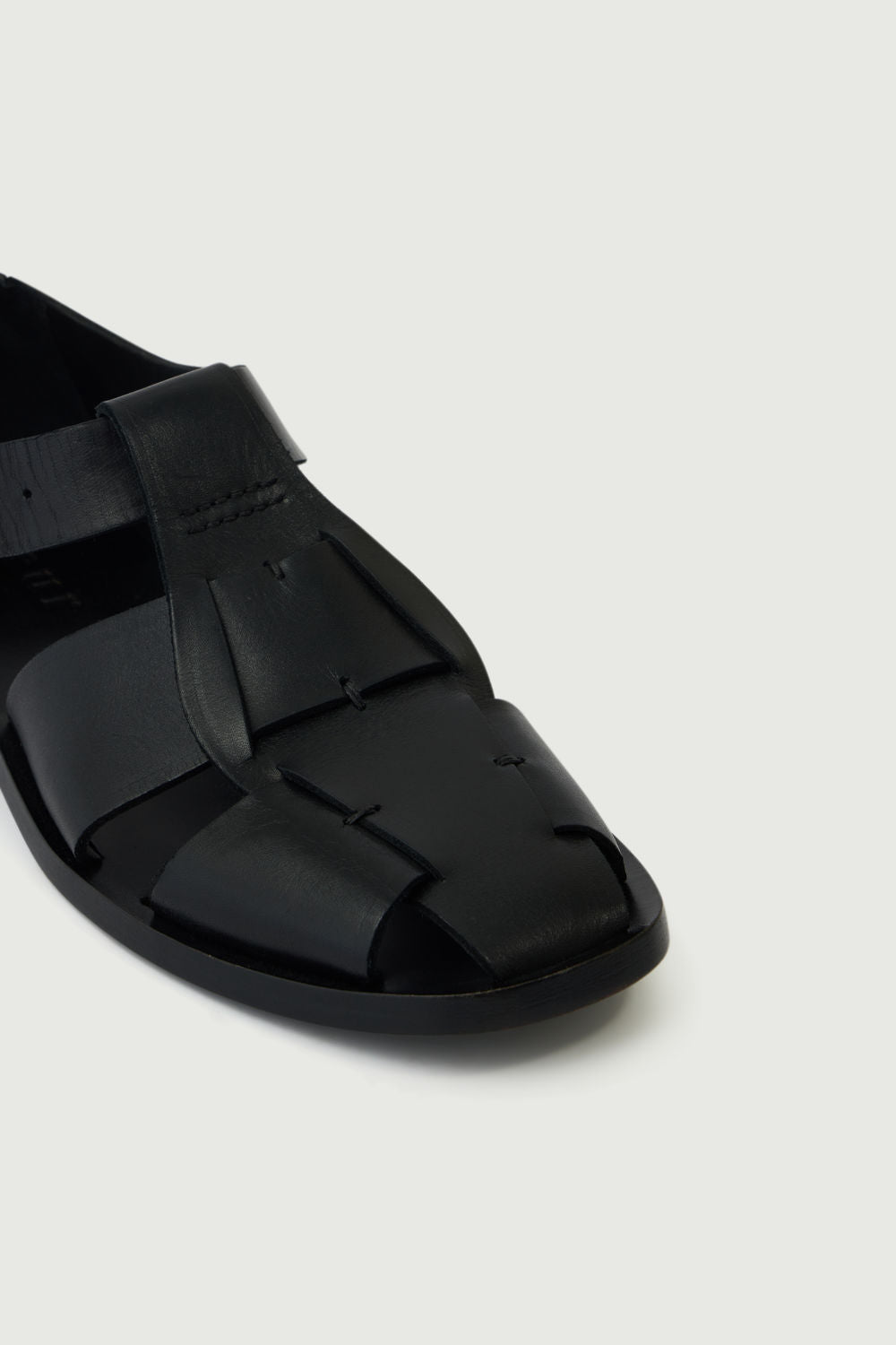 Sandales Velika - Noir - Cuir - Femme vue 5